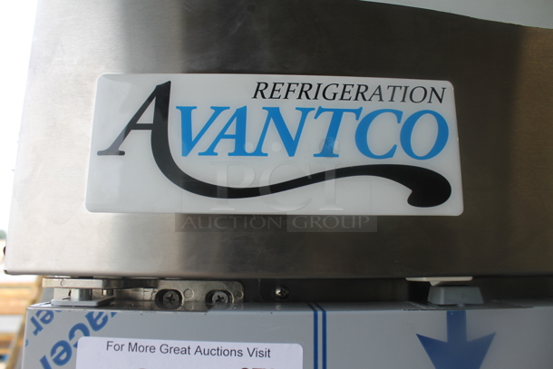 BRAND NEW SCRATCH AND DENT! 2023 Avantco 447AP49F Stainless Steel Commercial 2 Door Reach In Freezer. 115 Volts, 1 Phase. Tested and Working! - Image 3 of 10