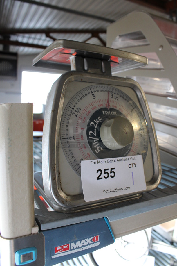 Taylor Metal Countertop Food Portioning Scale. 7x9x9 - Image 3 of 3