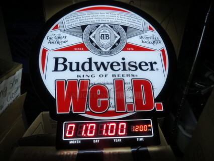 One Budweiser WE ID Electric Light.