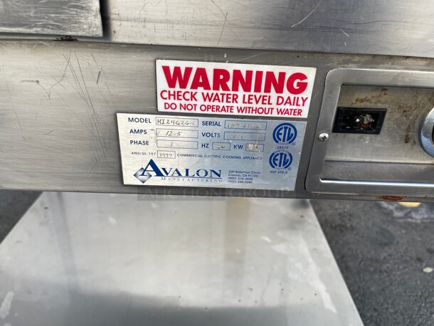 Amazing! AVALON HI24G26 Commercial HEATED ICING/GLAZING PREP TABLE NSF 115 Volt Tested and Working! - Image 3 of 9