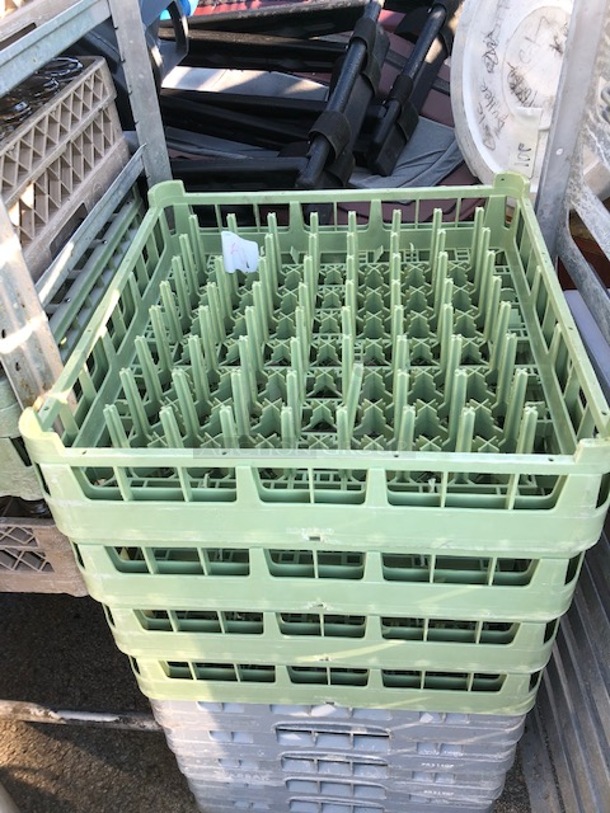 Green Dishwasher Rack. 4XBID