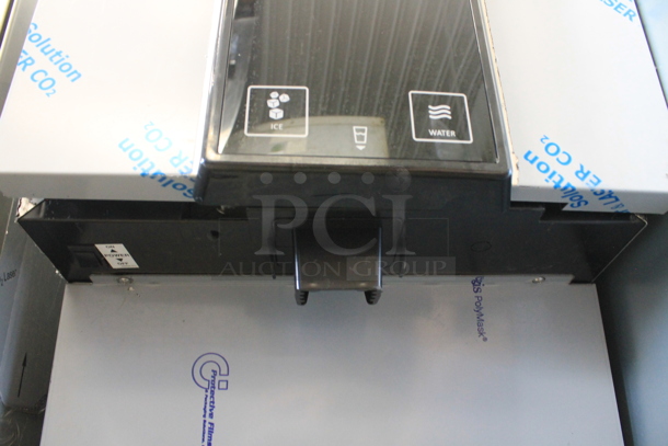 BRAND NEW SCRATCH AND DENT! 2023 Hoshizaki DCM-271BAH Stainless Steel Commercial Countertop Opti-Serve Ice Maker and Water Dispenser. 10 lb. Storage. 115 Volts, 1 Phase. - Image 3 of 7