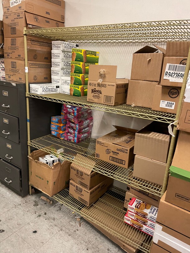 Clean! Stainless Steel Commercial Wire Shelf NSF Great For Food Storage Gold Color  - Image 2 of 6