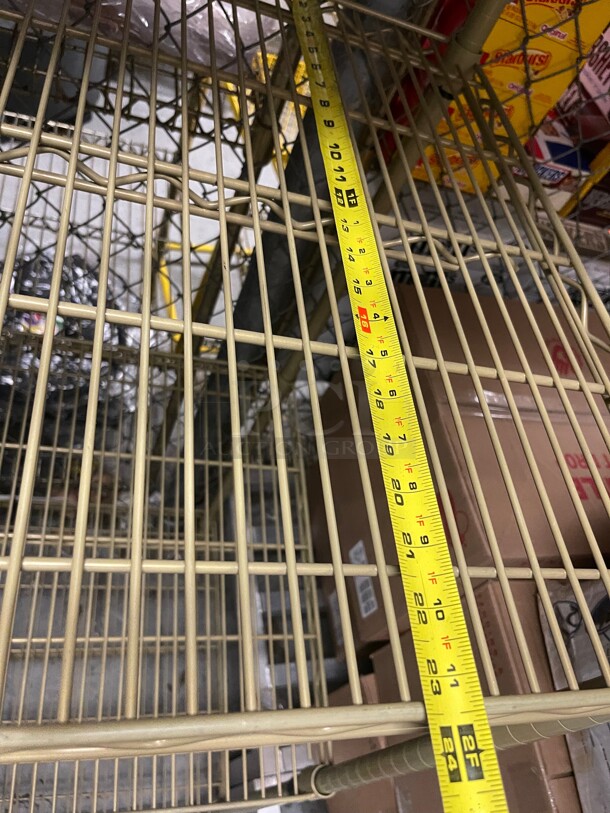 Clean! Stainless Steel Commercial Wire Shelf NSF Great For Food Storage Gold Color  - Image 3 of 4