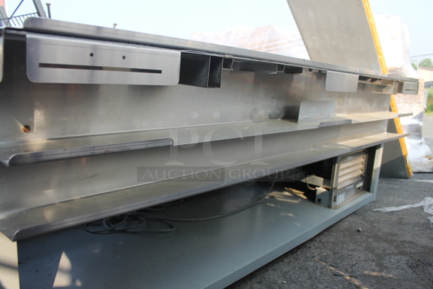 Duke SUB-CP-TC86 Commercial Stainless Steel Cold Food Bar With Commercial Casters. 120V, 1 Phase.  - Image 3 of 11