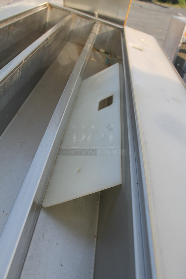 Duke SUB-CP-TC86 Commercial Stainless Steel Cold Food Bar With Commercial Casters. 120V, 1 Phase.  - Image 4 of 11