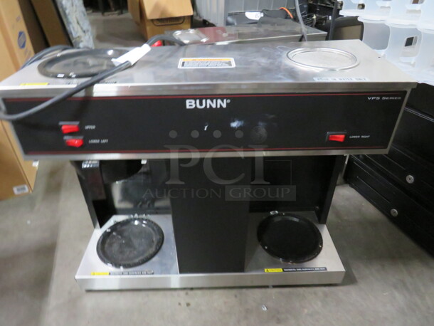 One Bunn VPS Series Coffee Brewer With 1 Filter Basket. 120 Volt.