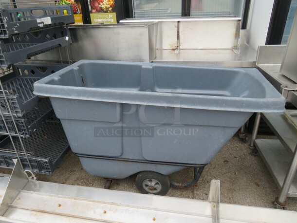 One Rubbermaid Utility Cart. Model #1304. 450lb Capacity. - Image 1 of 2