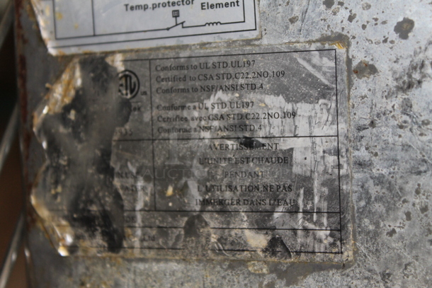 Avantco 177W50 Stainless Steel Commercial Countertop Food Warmer. 120 Volts, 1 Phase. Tested and Working! - Image 9 of 10