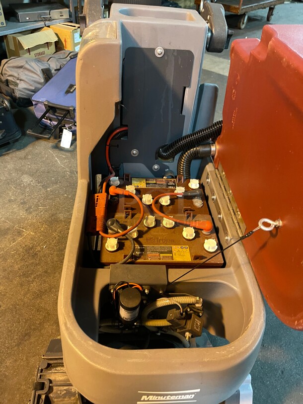 Working! Minuteman, E20 Walk Behind Automatic Commercial Scrubber , 20 inch Disc NSF Tested and Working! - Image 9 of 9