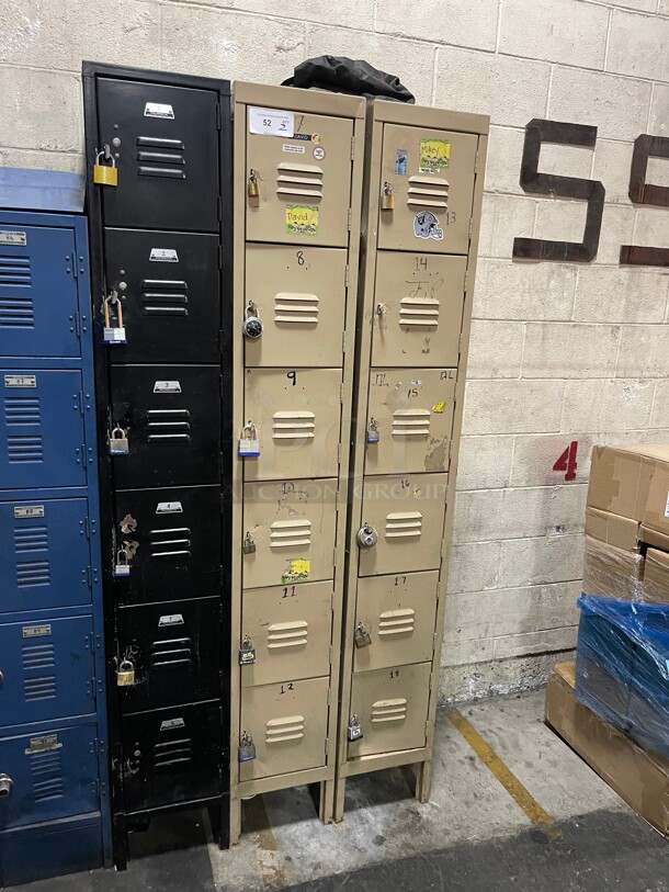 Commercial Employee Lockers 6 Compartments  - Image 2 of 6