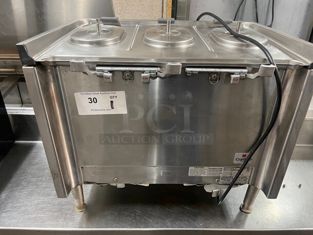 Working! Crathco CS-3L-16 Refrigerated Commercial Drink Dispenser w/ (3) 4 3/4 gal Bowls, Pre Mix, 120v - Image 2 of 10