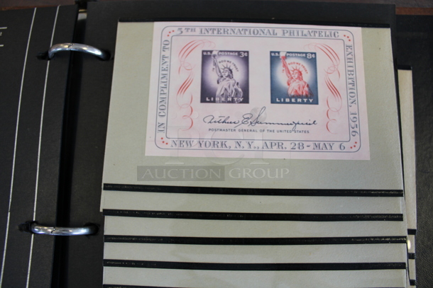 ALL ONE MONEY! Lot of Various Postcards and Stamps Including 3 Cent Smithsonian Institution Stamp, Thomas Jefferson Stamp, and Francis Scott Key Stamps - Image 8 of 10
