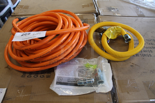 ALL ONE MONEY! Lot of Extension Cord and Gas Hose