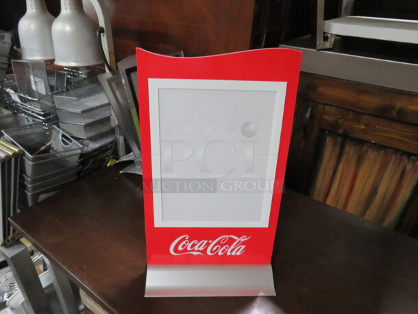 One 11X19 Dual Sided Coca Cola Menu Board Frame.
