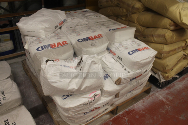 ALL ONE MONEY! PALLET LOT of Cimbar  Barium Sulfate Bags. BUYER MUST REMOVE. - Image 2 of 4
