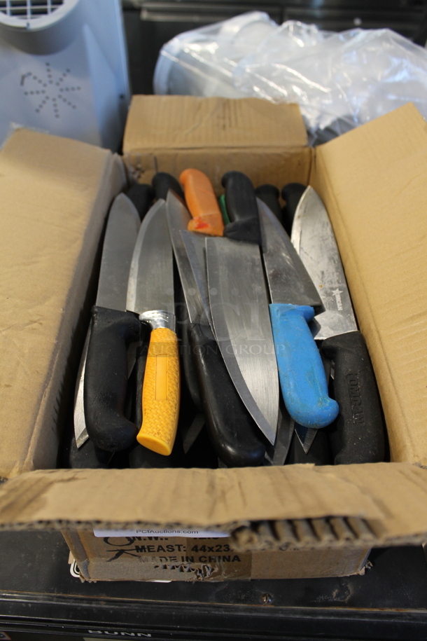 45 SHARPENED Stainless Steel Knives Including Chef. 45 Times Your Bid! - Image 1 of 2