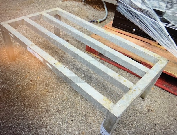 One Aluminum Dunnage Rack. 36X20X12