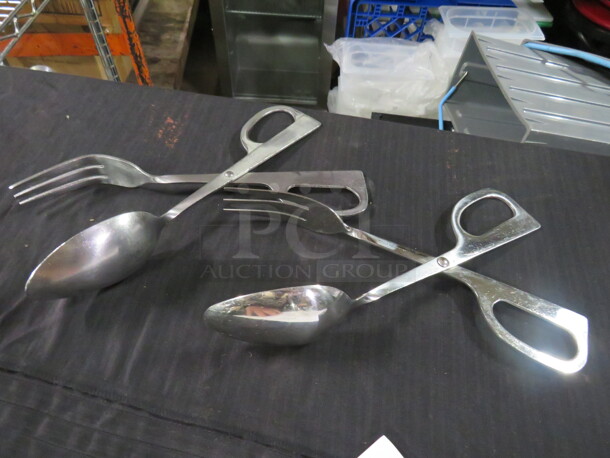 Stainless Steel Vollrath Salad Scissor Tong. #46925. 