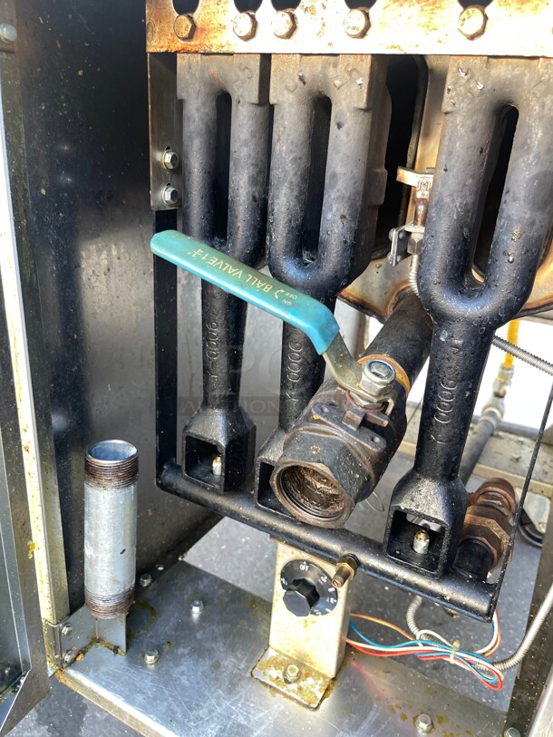 Clean! FRIDGCON FTFS-40 40 LBS Commercial FLOOR FRYER - GAS 102,000 BTU NSF Natural Gas Tested and Workng! - Image 5 of 8