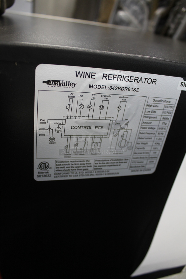 BRAND NEW SCRATCH AND DENT! AvaValley 342BDR84SZ Stainless Steel Commercial 2 Drawer Wine Chiller Cooler. 115 Volts, 1 Phase. Tested and Working! - Image 5 of 5