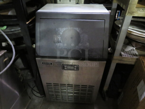 One Euhomy Under Counter 100lb Ice Maker. Model# IM-02. 115 Volt. 17.5X16X31