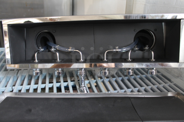 BRAND NEW SCRATCH AND DENT! Tallos Stainless Steel Commercial 6 Head Beer Tower. - Image 5 of 6