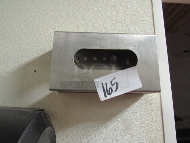 One Wall Mount SS Glove Box Holder. BUYER MUST REMOVE