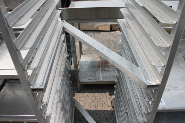 Metal Commercial Pan Transport Rack on Commercial Casters. - Image 2 of 3