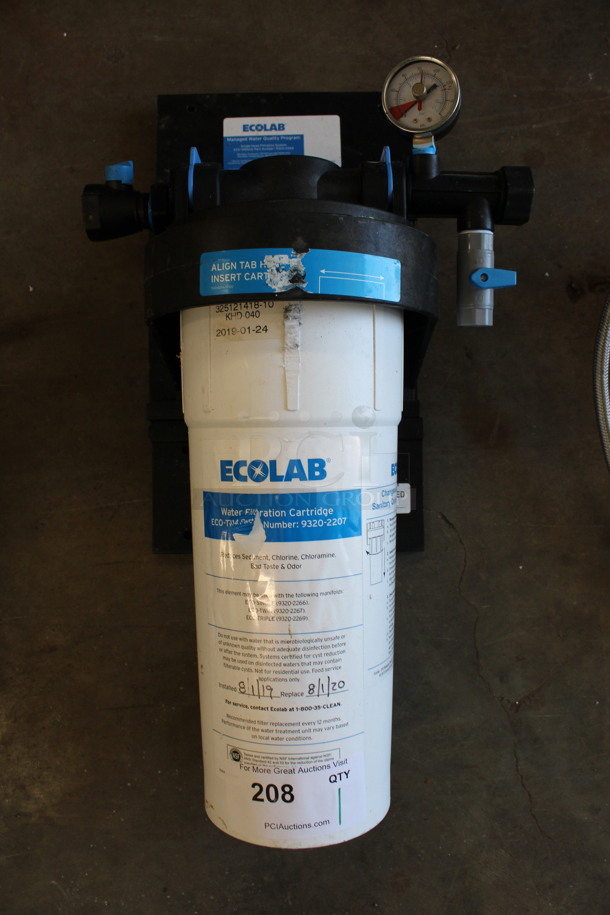 Ecolab Water Filter. 12x10x25