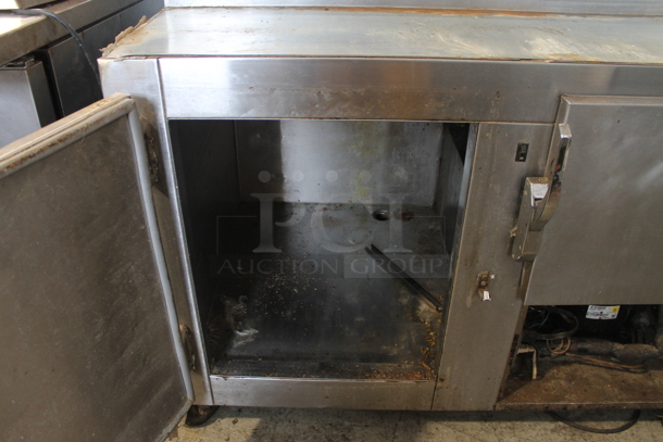 Stainless Steel Commercial Pizza Prep Table on Commercial Casters. 115 Volts, 1 Phase. Tested and Powers On But Does Not Get Cold - Image 3 of 4