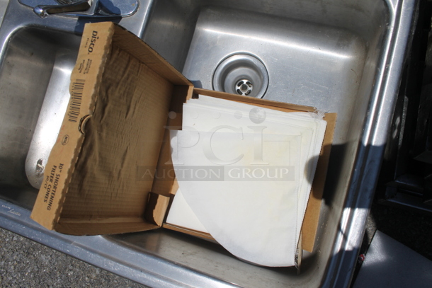Stainless Steel 3 Bay Drop In Sink w/ Faucet. - Image 4 of 5