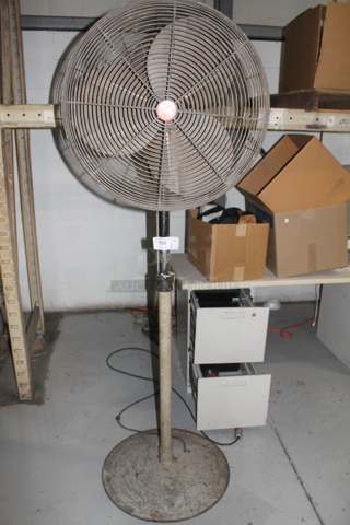 Dayton Metal Floor Style Fan. 115 Volts, 1 Phase.