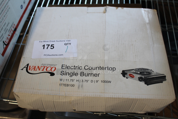 IN ORIGINAL BOX! Avantco CB-7 Stainless Steel Commercial Single Burner Range. 120 Volts, 1 Phase. - Image 7 of 7