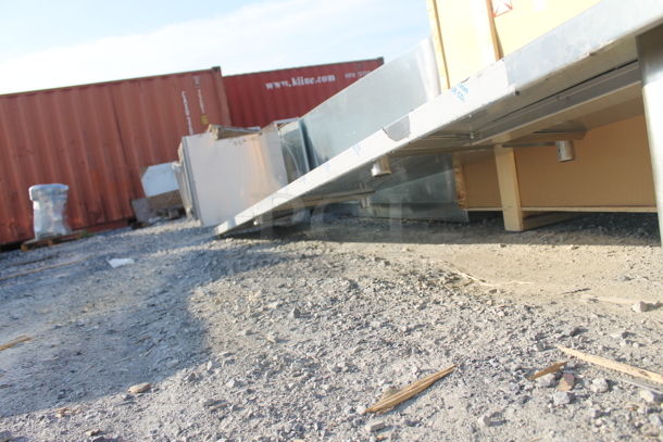 BRAND NEW! Stainless Steel Commercial Table w/ Sink Basin, Faucet and Handles. No Legs. Bay 20x20x15 - Image 8 of 8