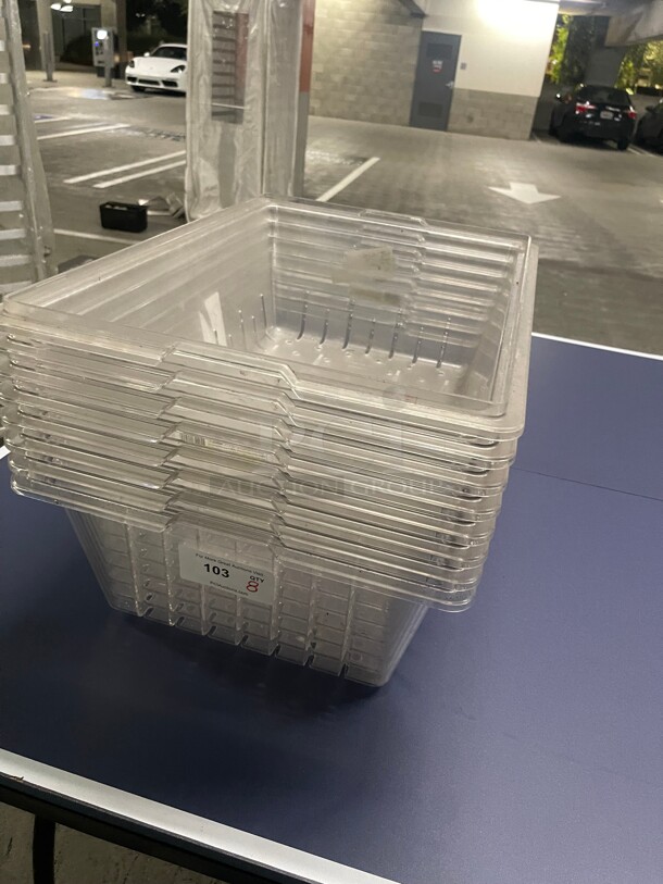 Clean! Commercial Plastic Storage Container NSF