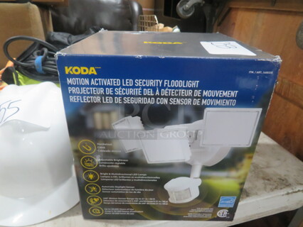One Koda Motion Activated LED Security Flood Light.
