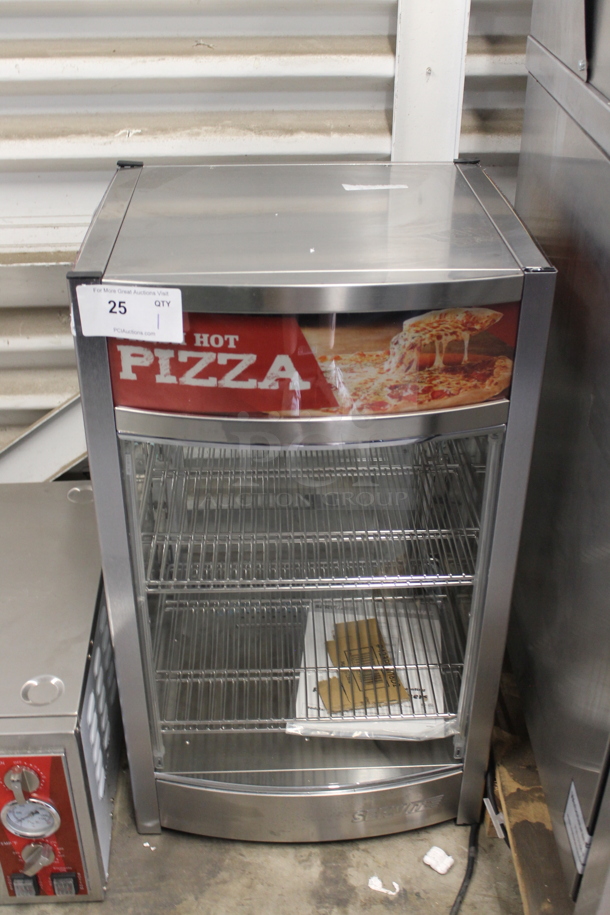 BRAND NEW SCRATCH AND DENT! ServIt 423PDW12D1S Stainless Steel Commercial Countertop Full-Service Countertop Display Warmer with 4 Shelves. Tested and Working! - Image 1 of 8
