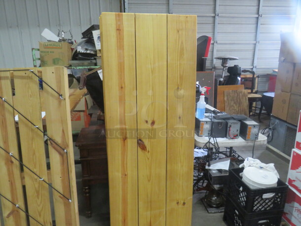 One Wooden Table Top. 72X28. TOP ONLY NO BASE! - Image 1 of 1