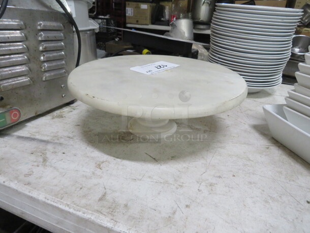 One 12 Inch Williams Sonoma Marble Cake Stand.