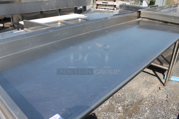 Stainless Steel Commercial Table w/ Back Splash. - Image 3 of 5