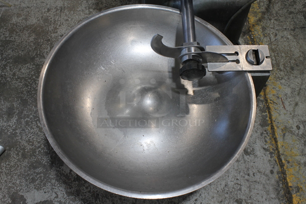 Hobart 84181-D Metal Commercial Countertop Buffalo Chopper w/ S Blade. Comes w/ Pelican Head. 115 Volts, 1 Phase. Tested and Working! - Image 4 of 10