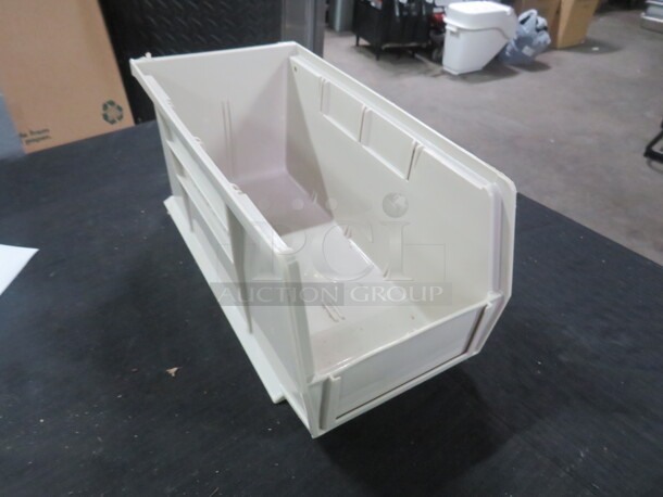 6X11.5 Akro Stackable Bin. 10XBID - Image 1 of 1