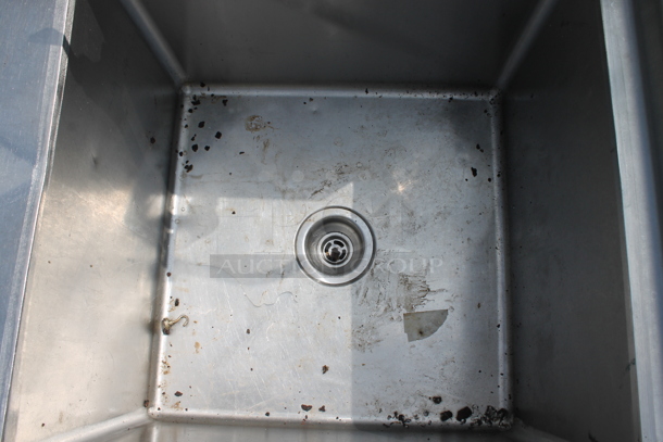 Stainless Steel Commercial Single Bay Sink w/ Left Side Drain Board, Faucet and Handles. - Image 5 of 7