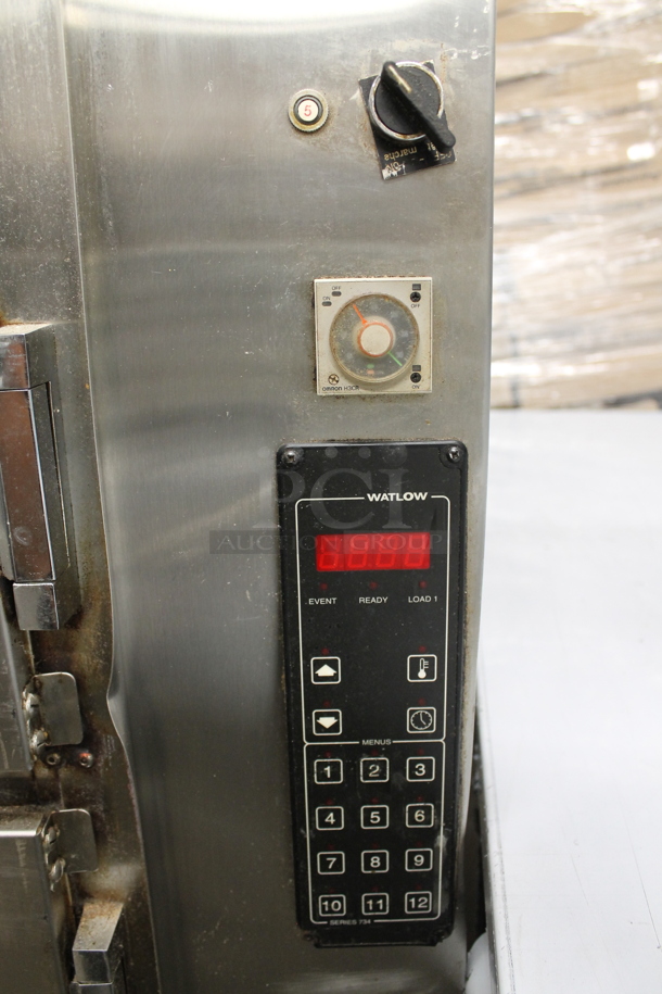 Doyon 261 Stainless Steel Commercial Electric Powered Oven Proofer on Commercial Casters. 120/208 Volts, 1 Phase.  - Image 3 of 12