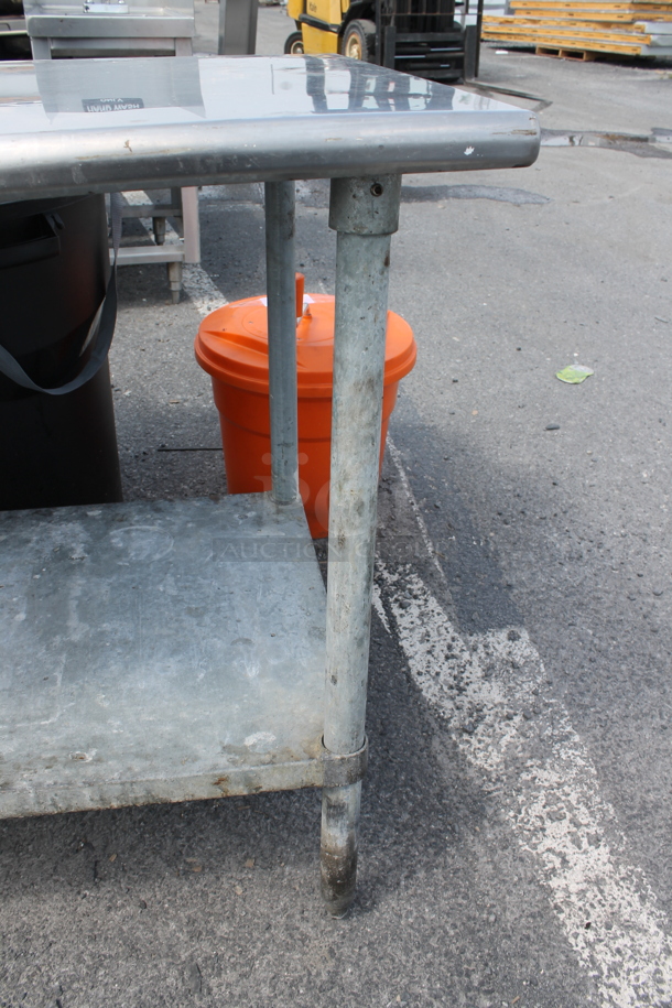 Stainless Steel Commercial Table w/ Metal Under Shelf. - Image 4 of 4