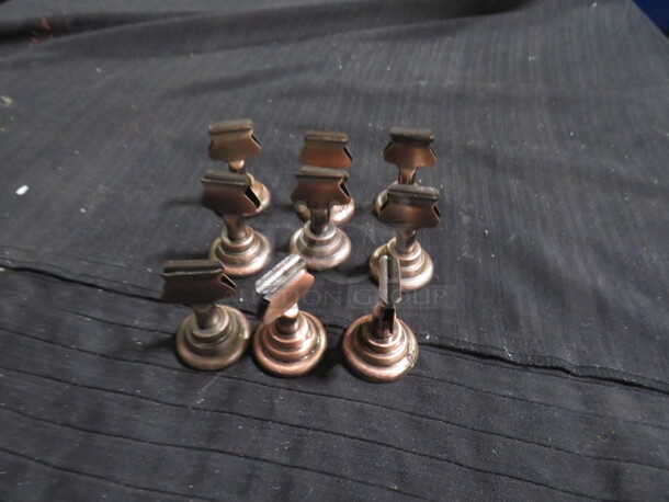 One Lot Of 9 Tabletop Name Holders. - Image 2 of 2