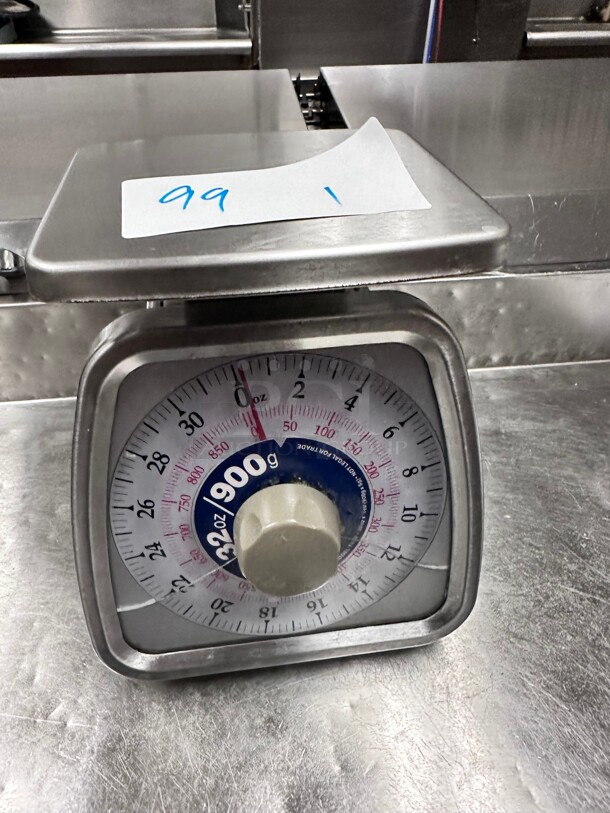 Working! Taylor Commercial  Mech Portion-Control Scale, 32oz Cap, 6 x 6 Platform - Image 1 of 5