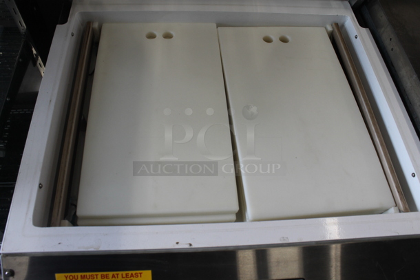 Hi-Tech Vacuum Inc RB 0021 B 325 BMXX Stainless Steel Commercial Single Chamber Vacuum Sealer on Commercial Casters. Tested and Powers On - Image 3 of 11