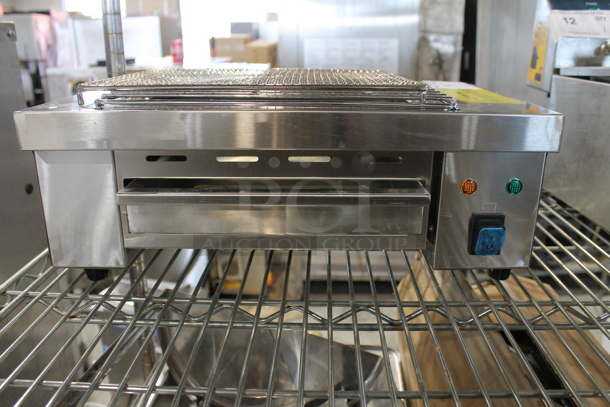 BRAND NEW SCRATCH AND DENT! 2023 Hoocoo IBG-18 Stainless Steel Commercial Countertop Electric Powered Barbecue BBQ Grill. 110 Volts, 1 Phase. Tested and Working! - Image 2 of 5